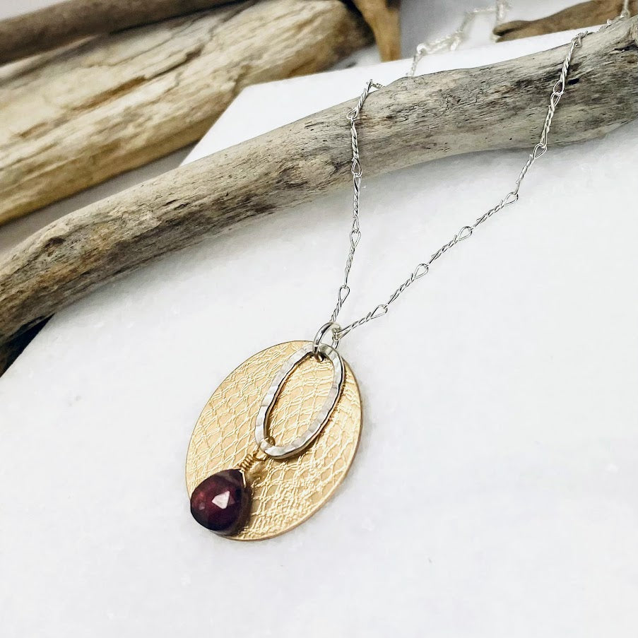 Garnet Party Necklace