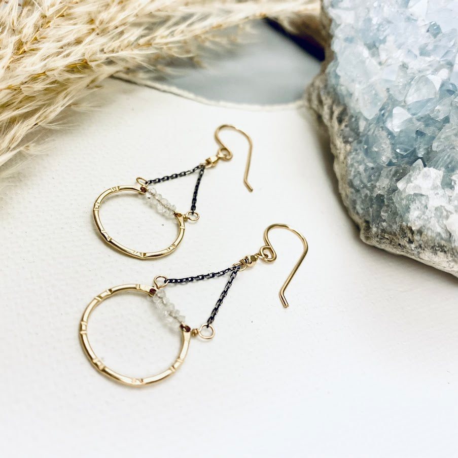 Mixed Metal Alchemy Earrings