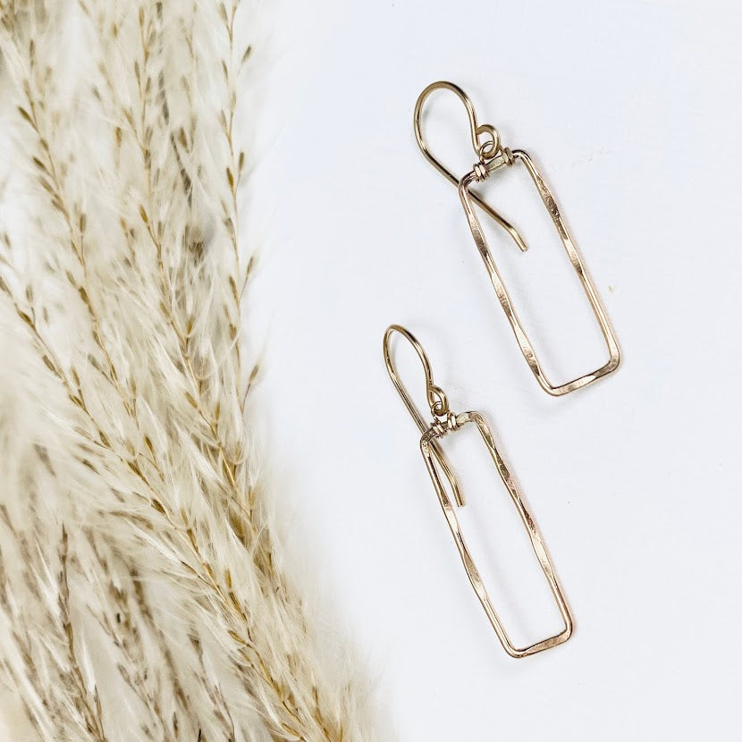 Rectangle Geo Earrings