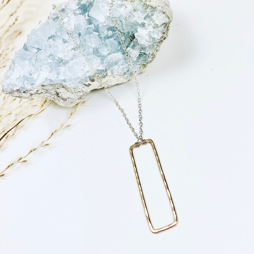 Rectangle Geo Necklace
