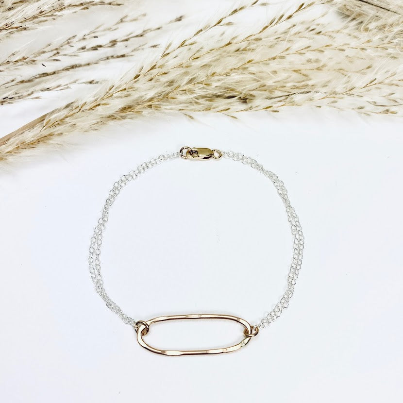 Oval Geo Bracelet