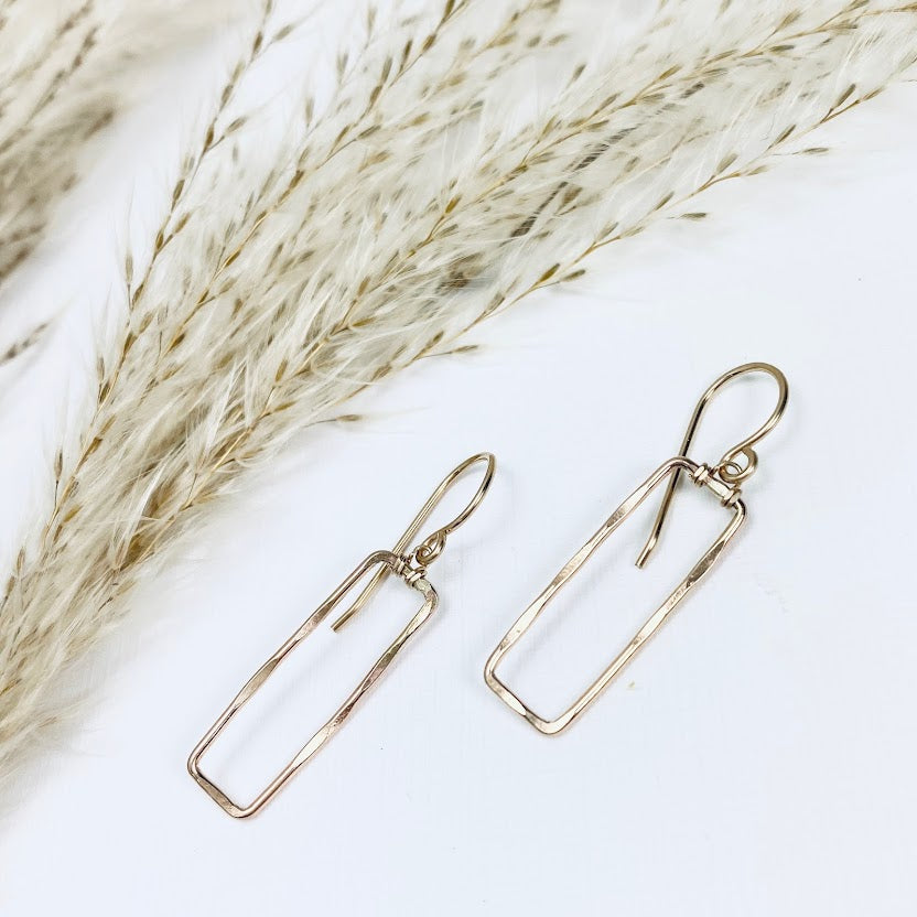 Rectangle Geo Earrings
