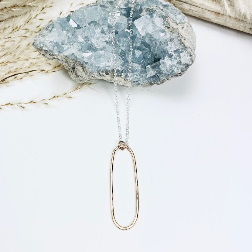 Oval Geo Necklace