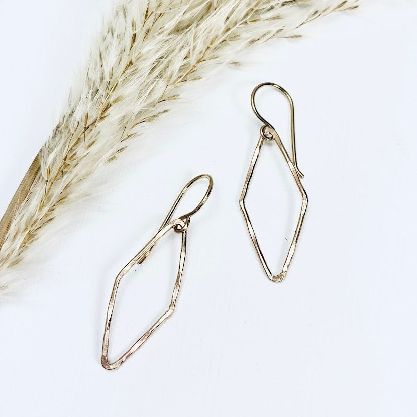 Diamond Geo Earrings