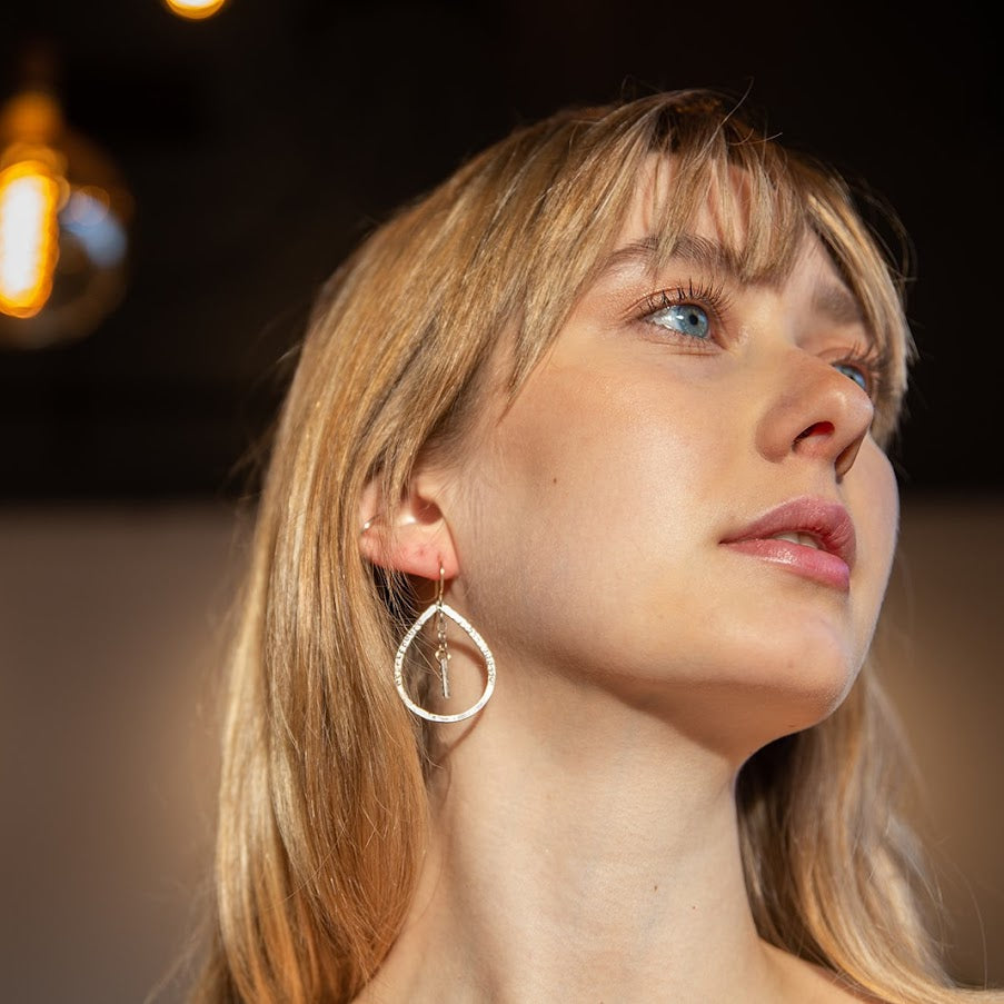 Oasis Teardrop Hoops