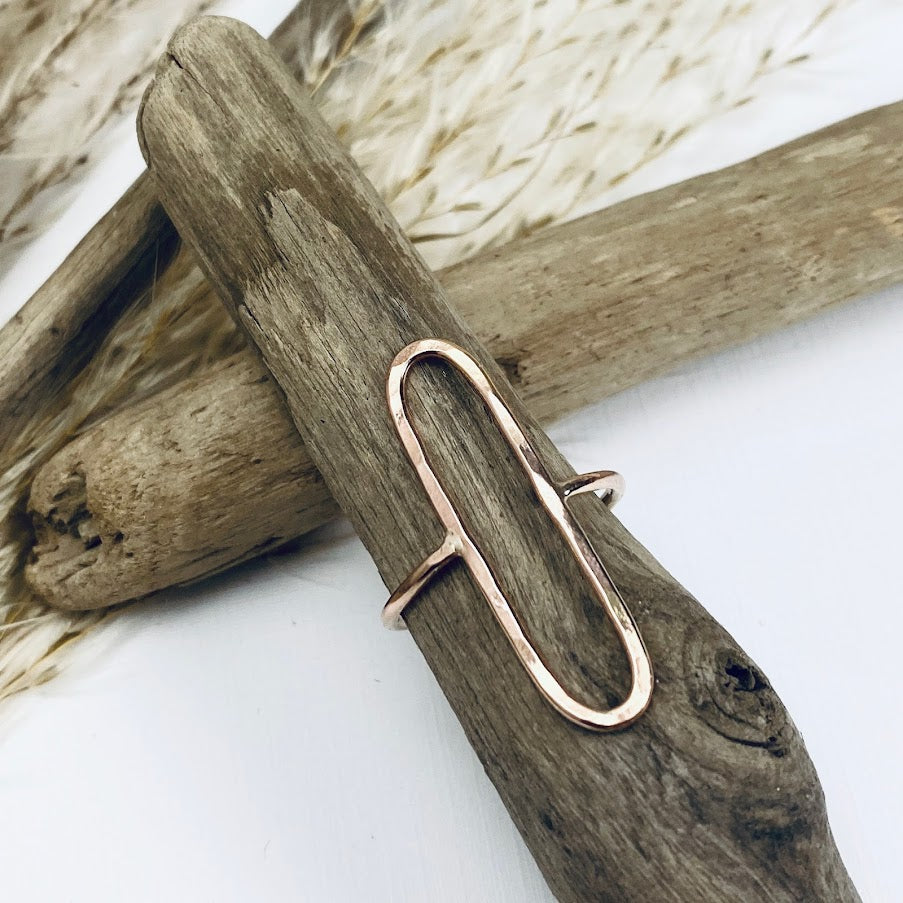 Oval Geo Ring