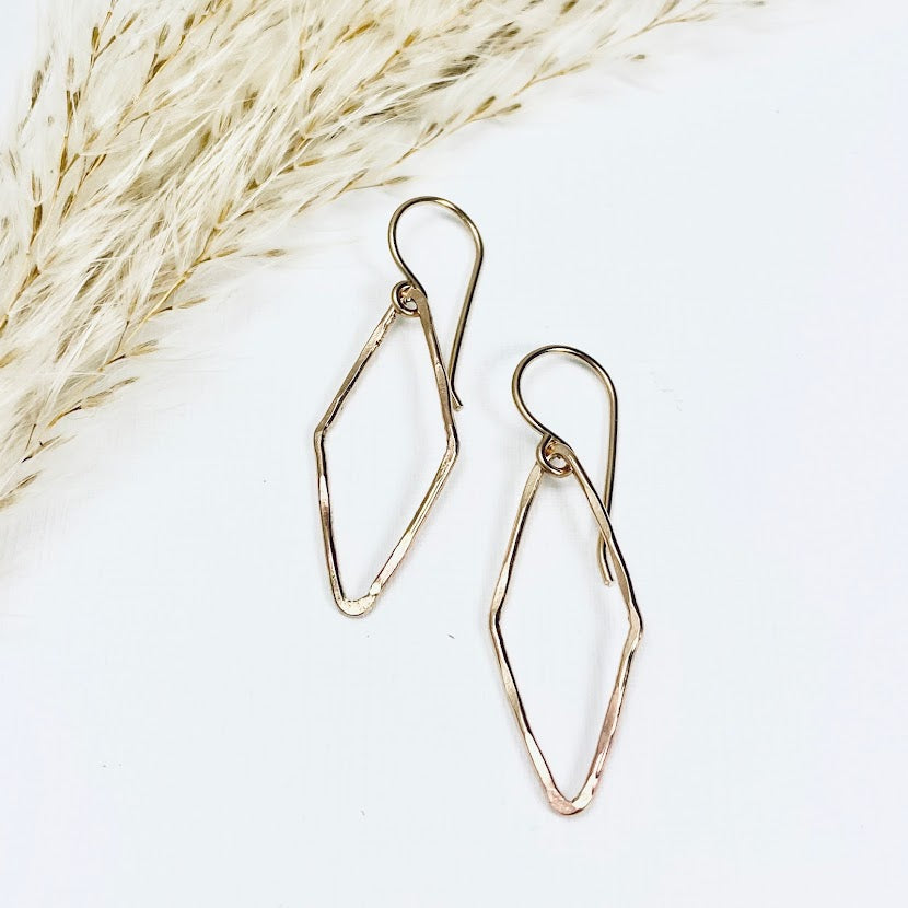 Diamond Geo Earrings