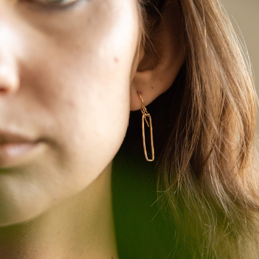 Rectangle Geo Earrings
