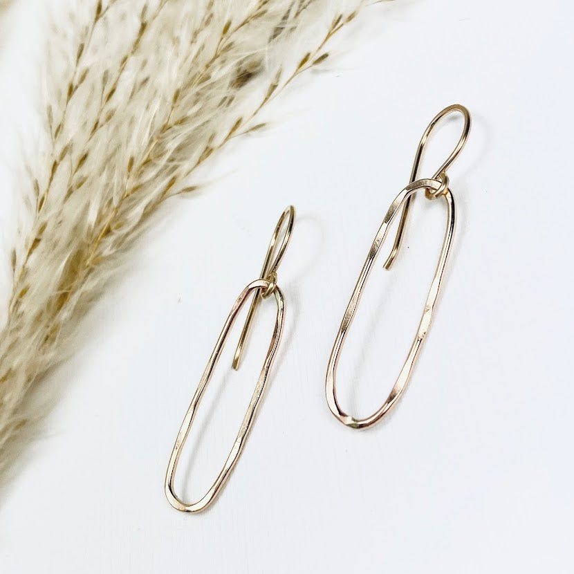 Oval Geo Earrings