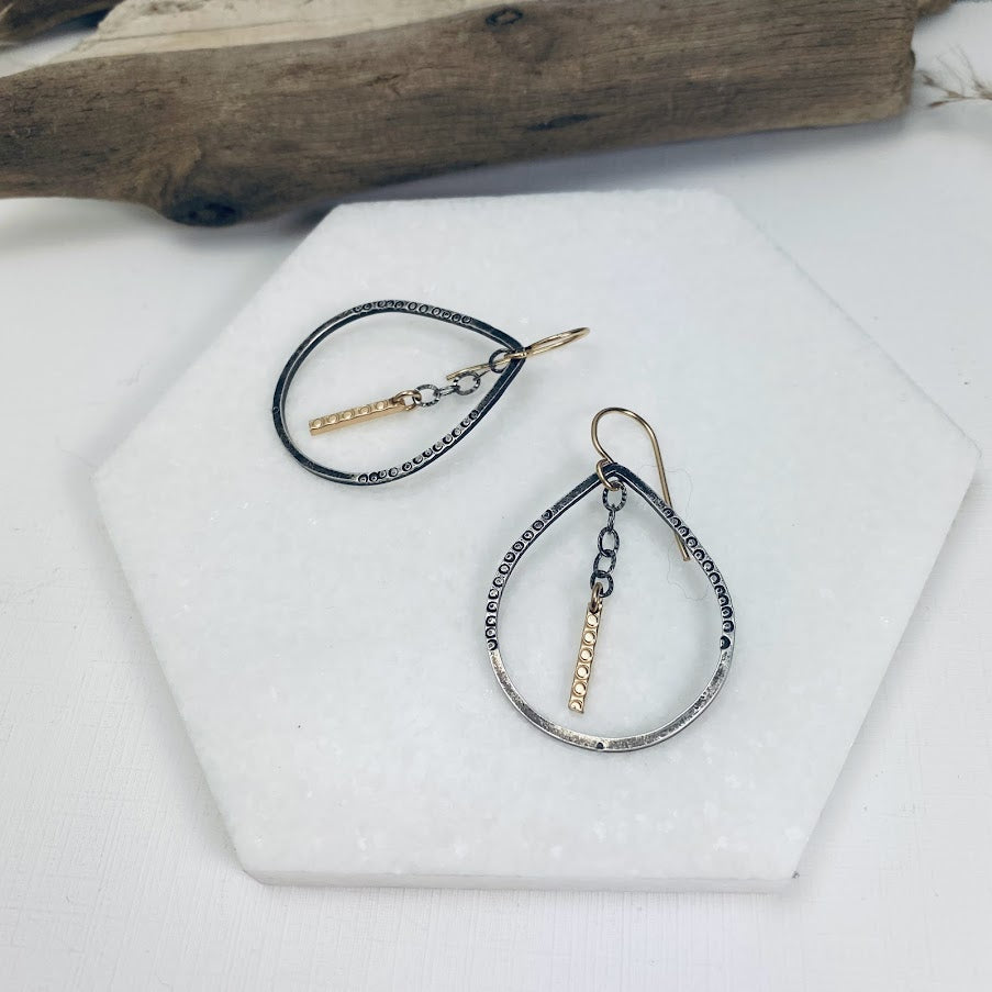 Oasis Teardrop Hoops