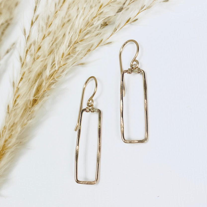Rectangle Geo Earrings