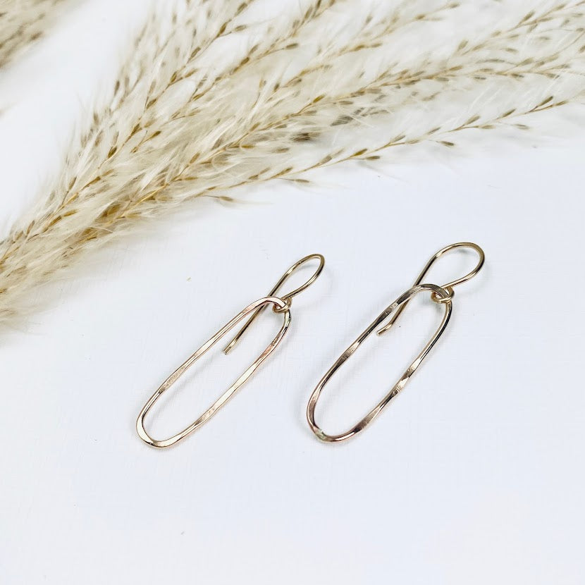 Oval Geo Earrings