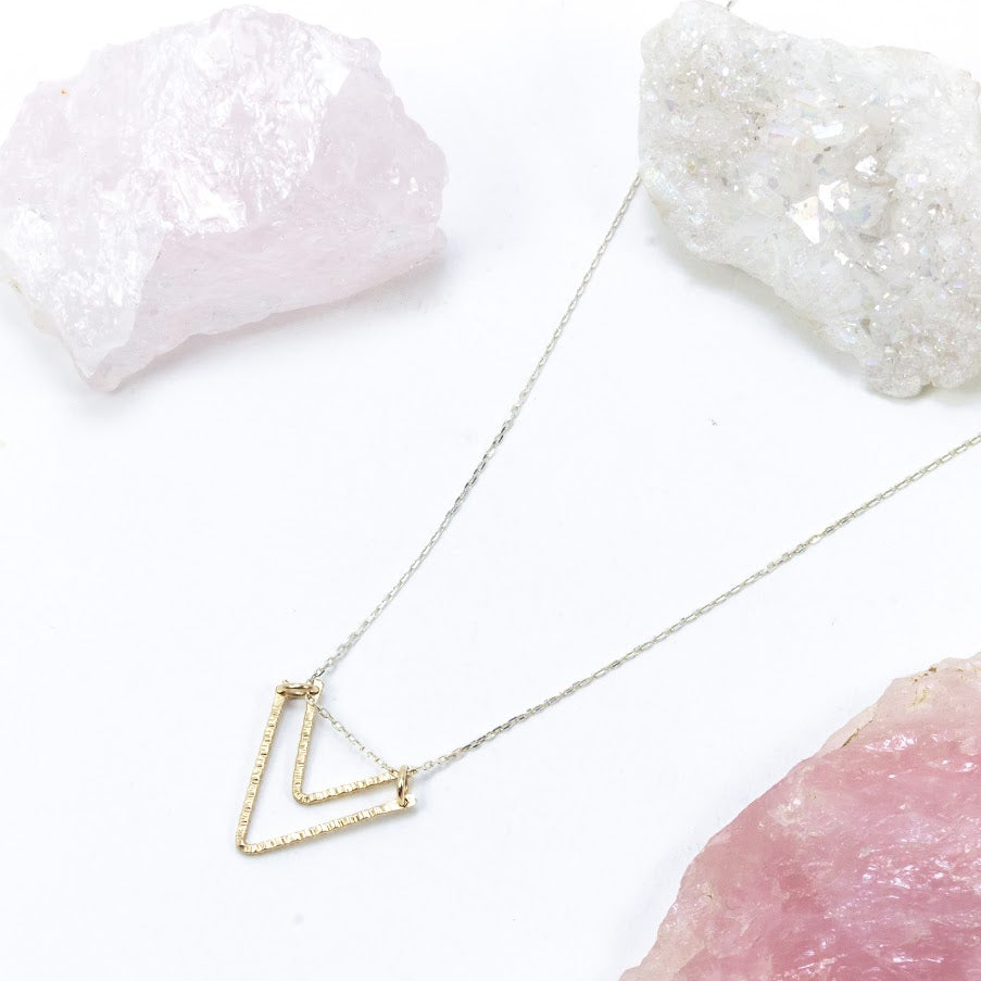 Chevron Minimalist Necklace