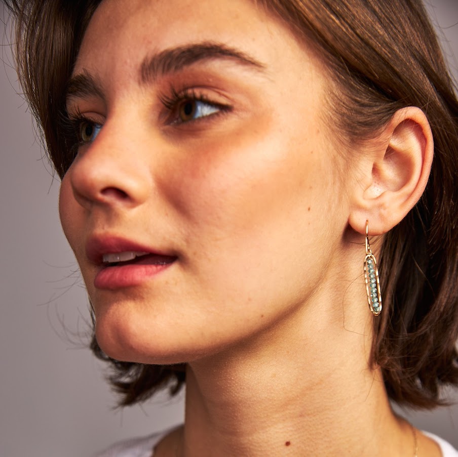 Apatite Stack Earrings