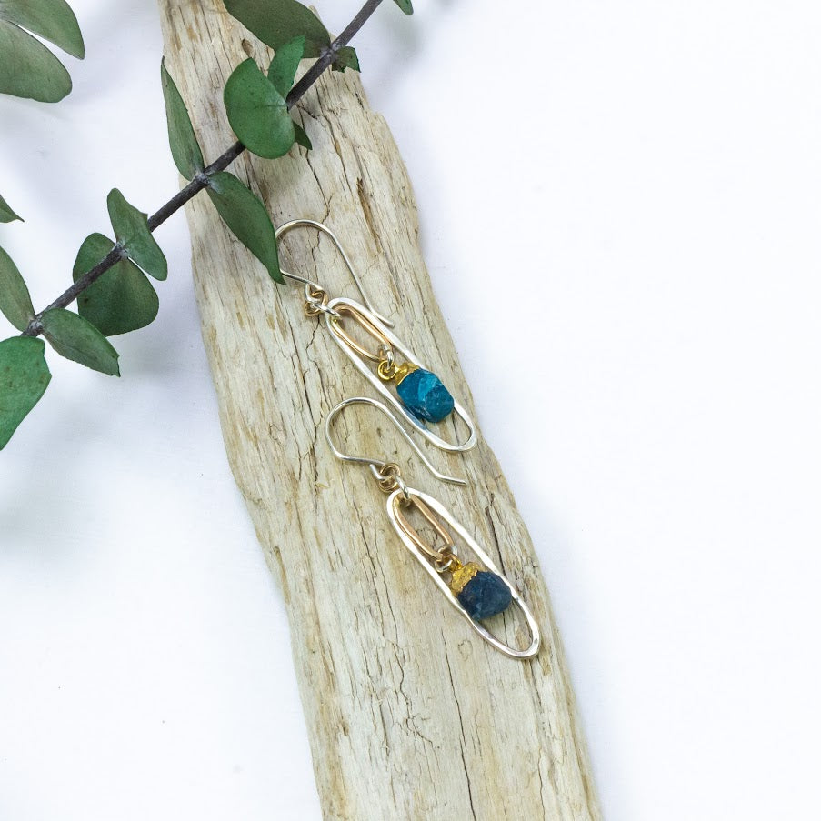 Blue Orchid Earrings
