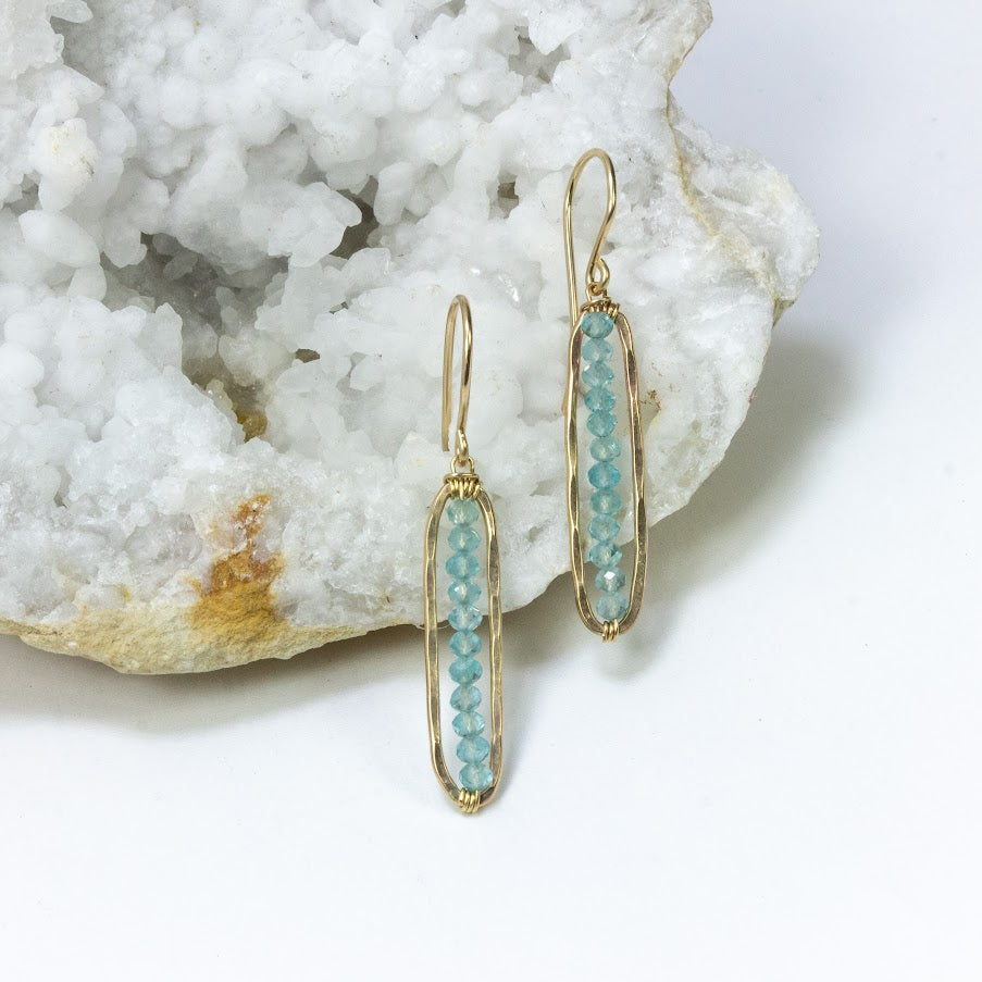 Apatite Stack Earrings