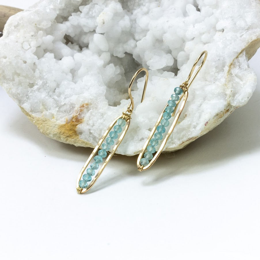 Apatite Stack Earrings