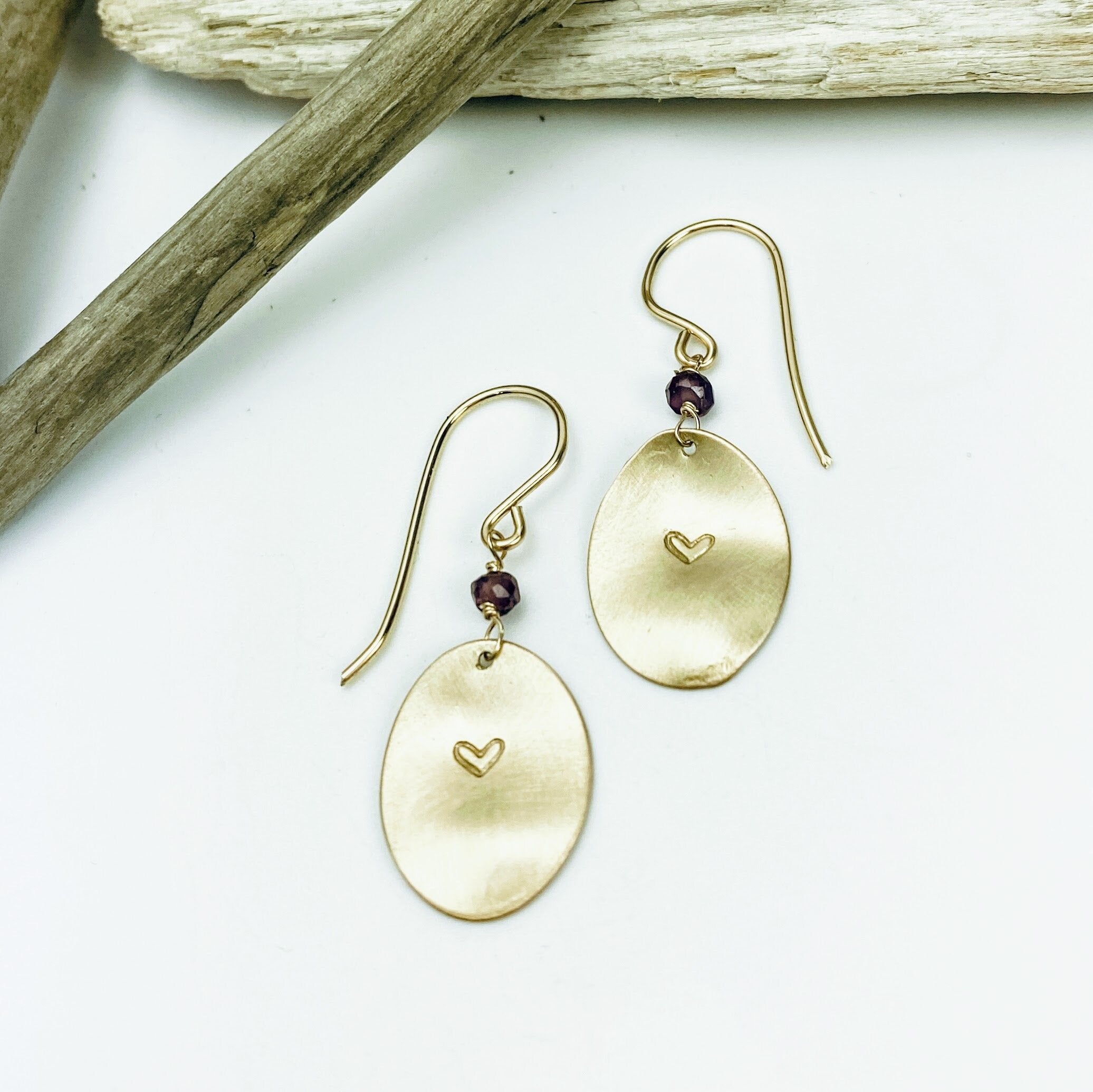 Golden Heart’s Crush Earrings