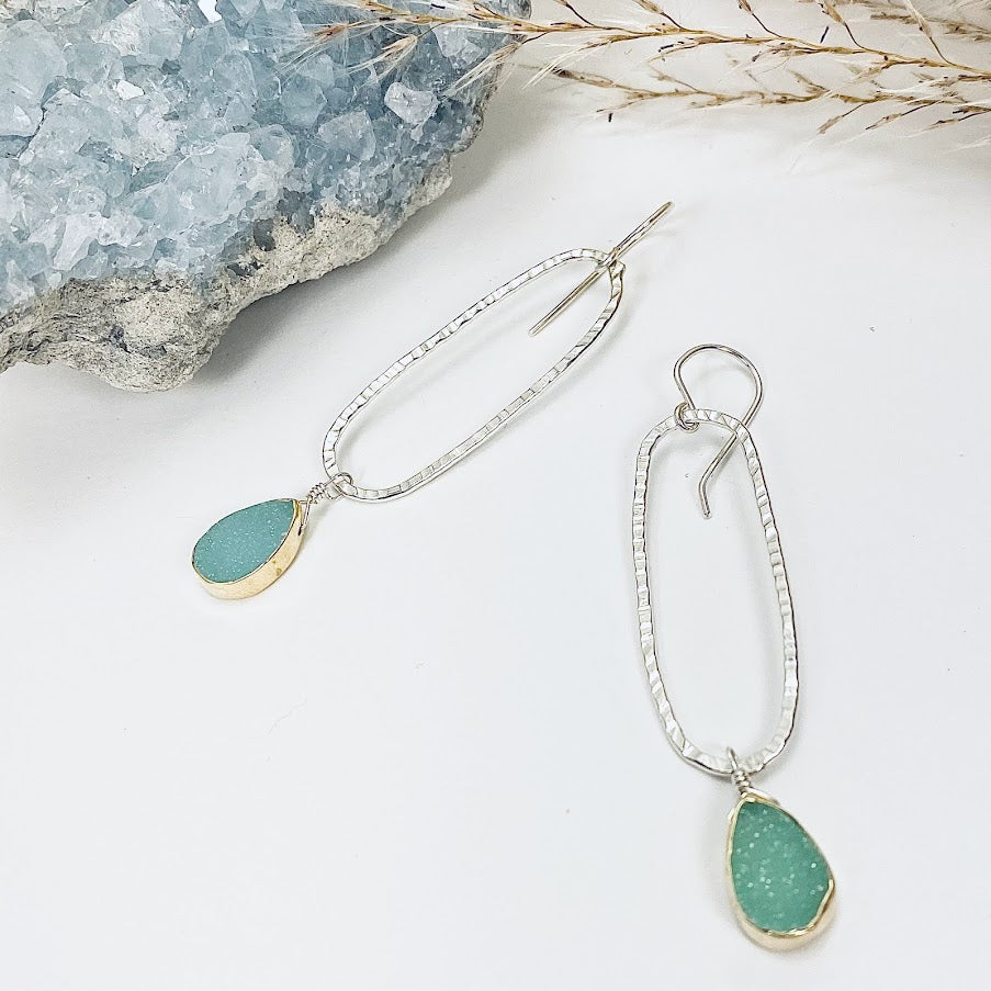 Open Air Druzy Earrings