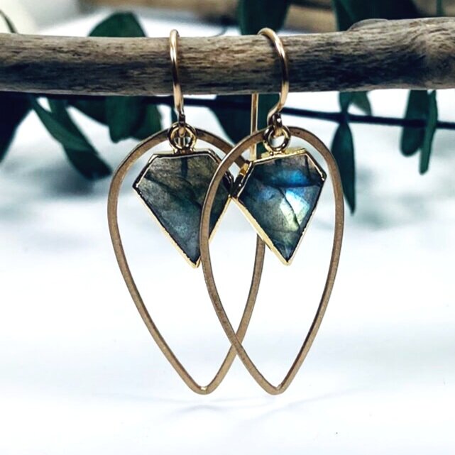 Labradorite Luxe Earrings