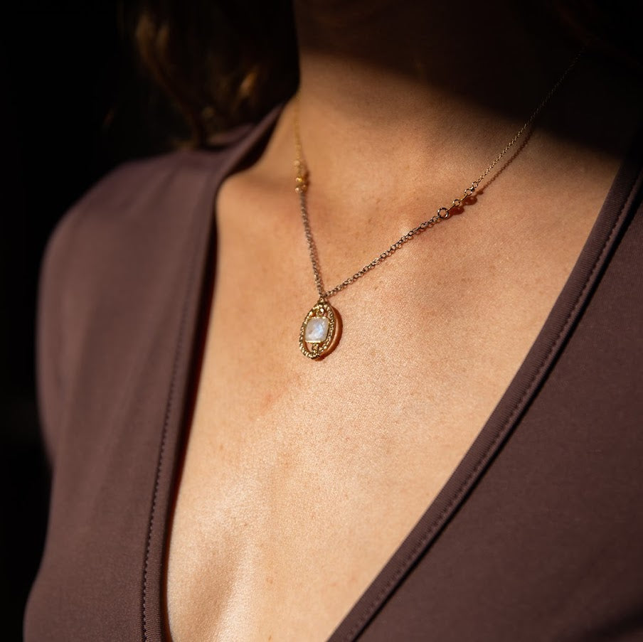 Royal Moonstone Necklace