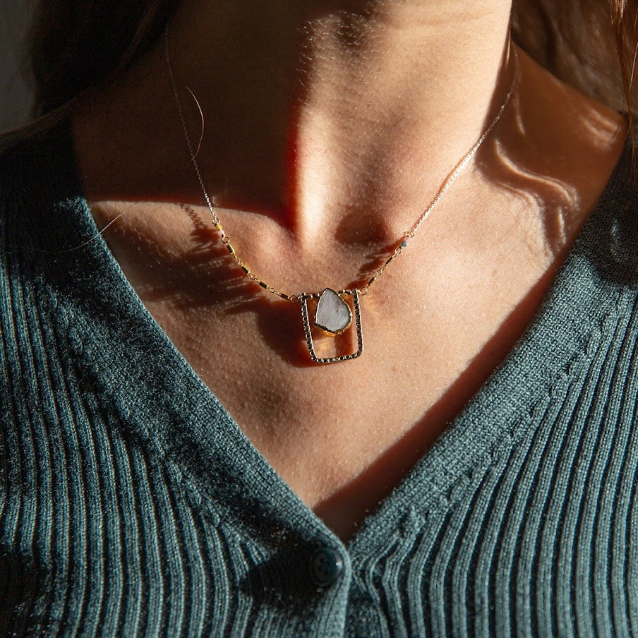 Moonstone Party Necklace