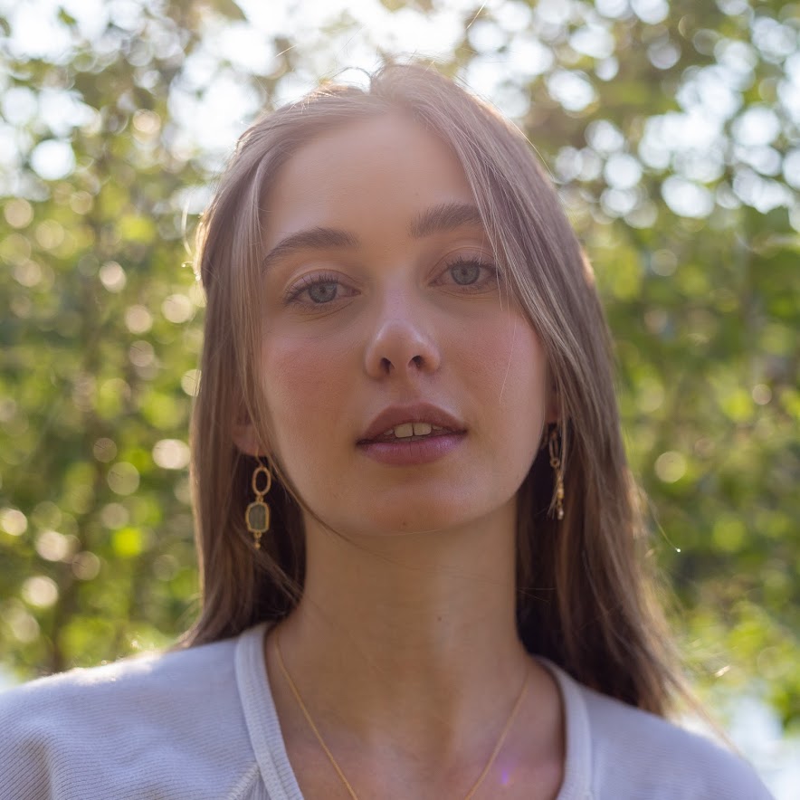 Labradorite Beam Earrings