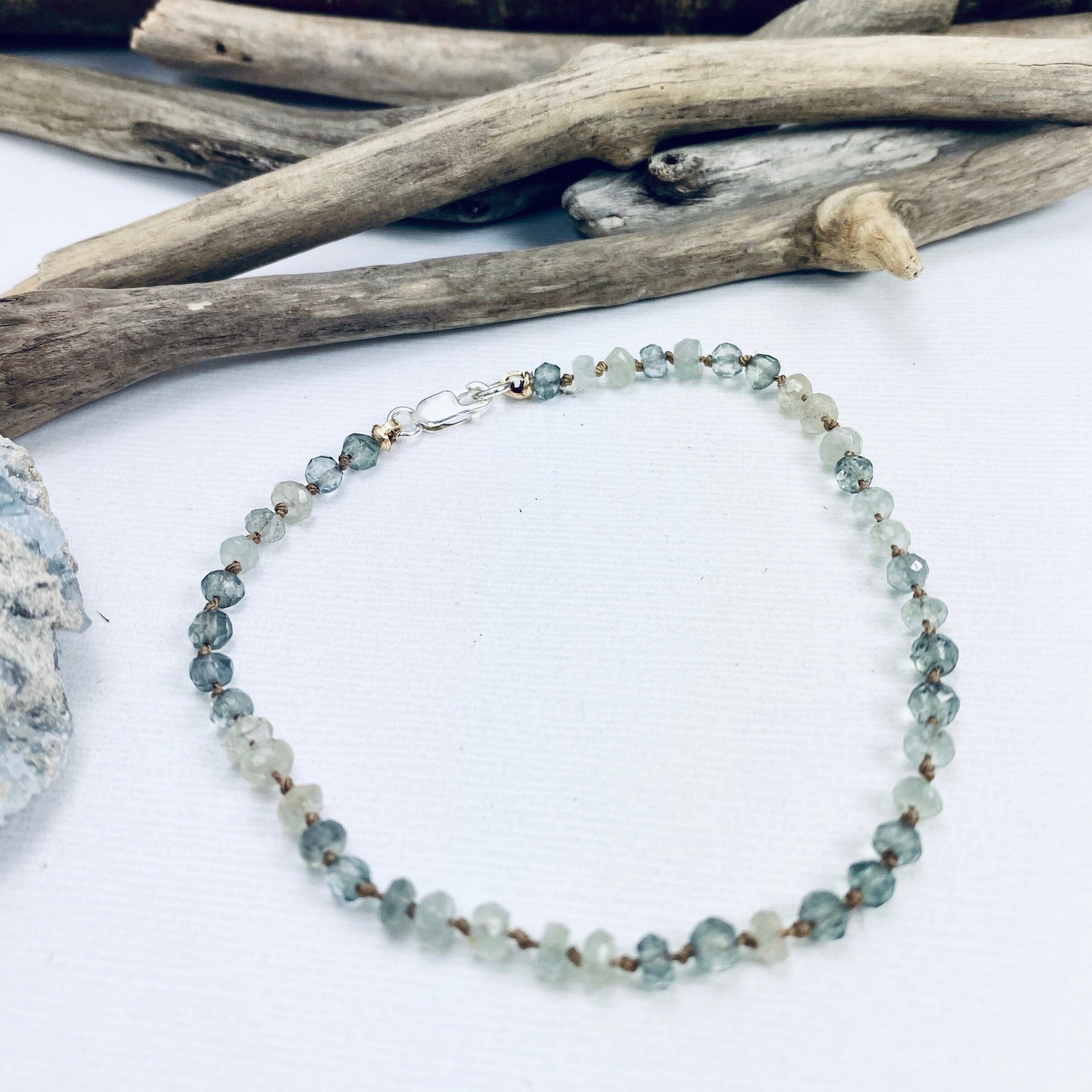 Knotted Gemstone Bracelet