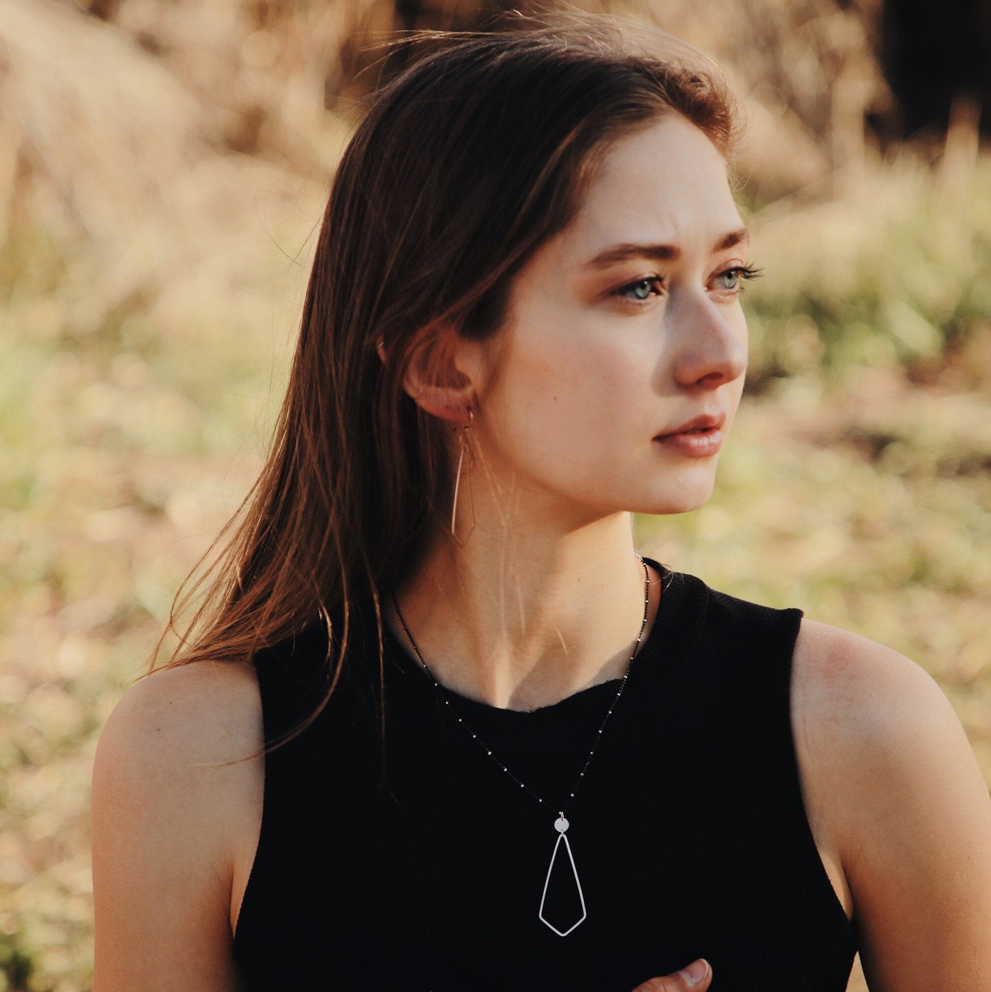 Simple Geometry Necklace