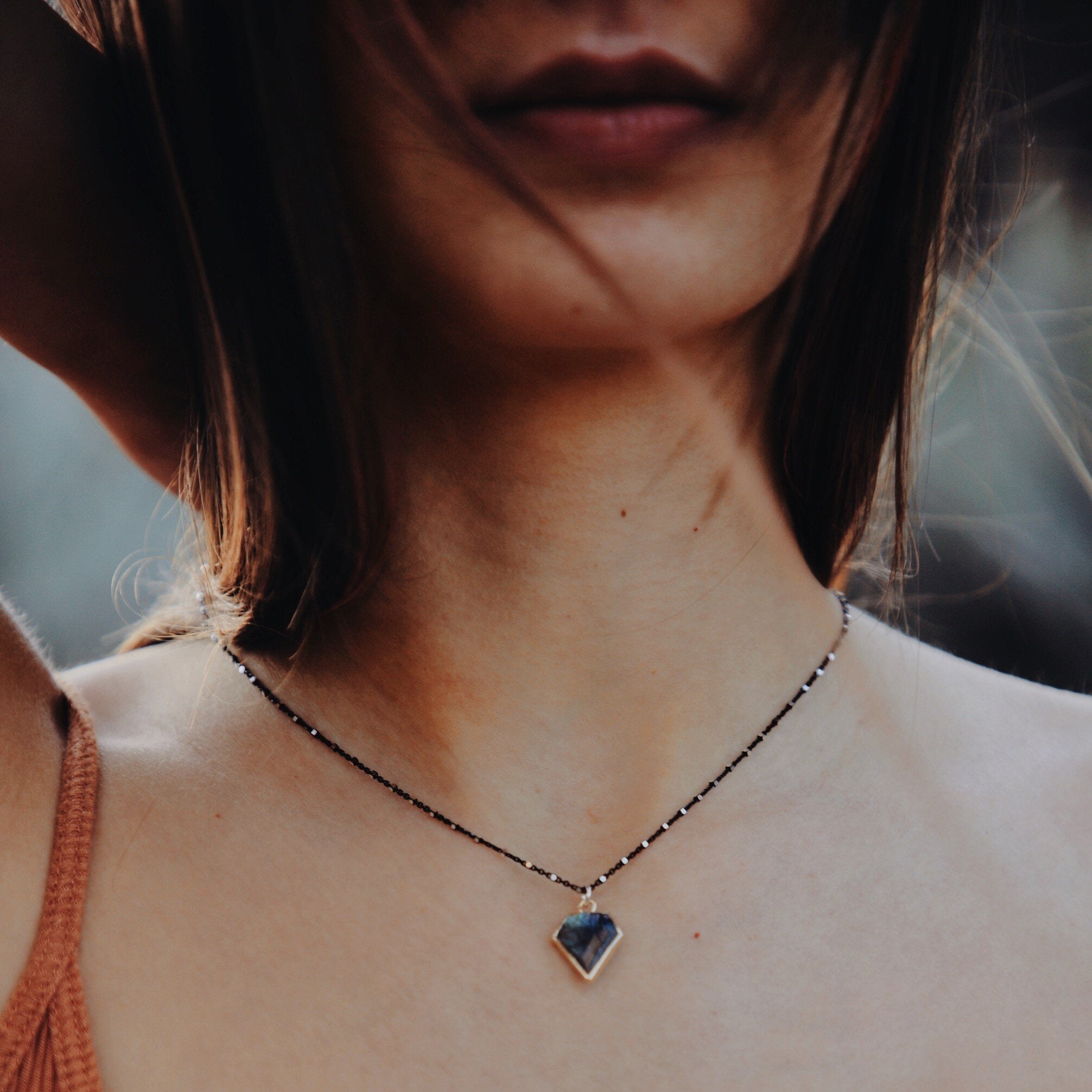 Gemstone Geometry Necklace