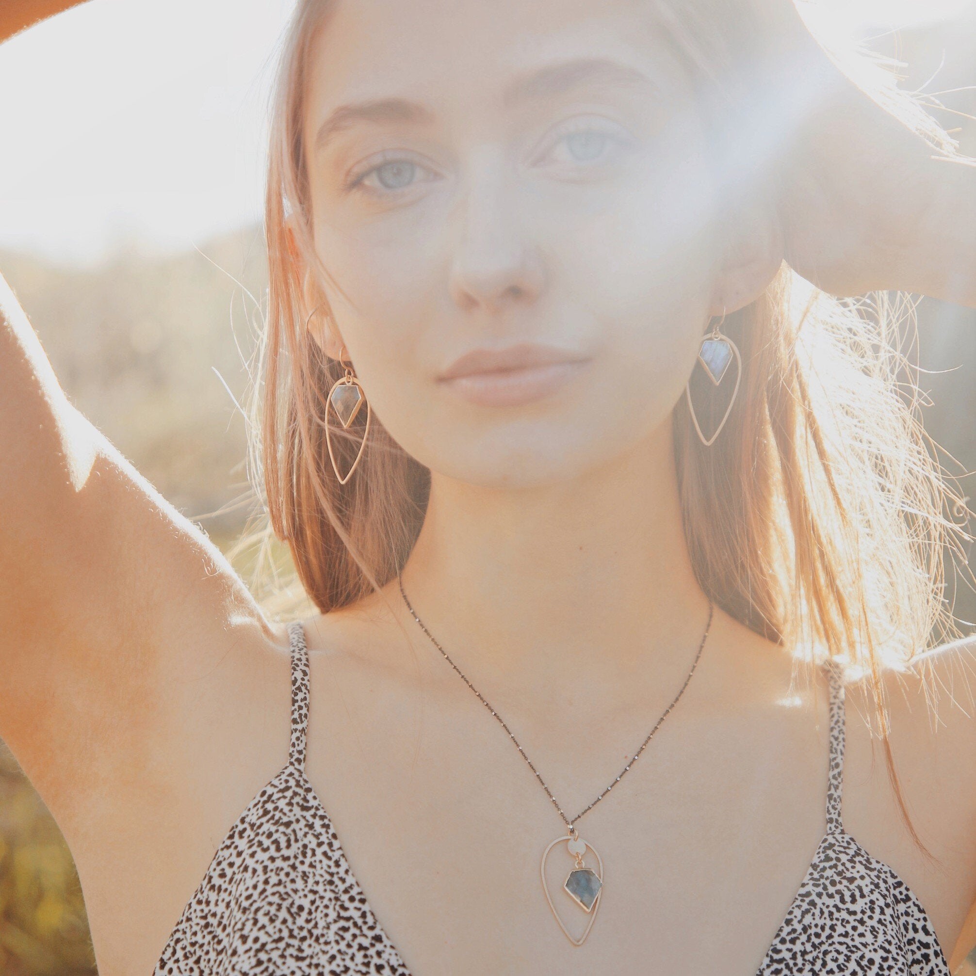 Diamond Tear Drop Necklace