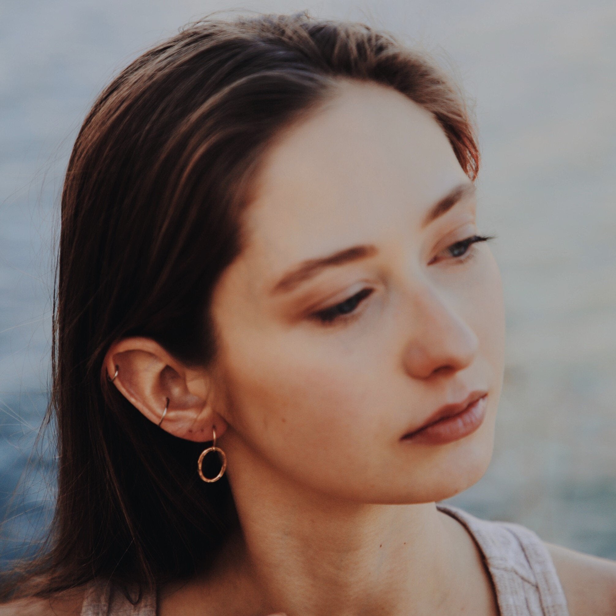 Oval Sunshine Earrigns