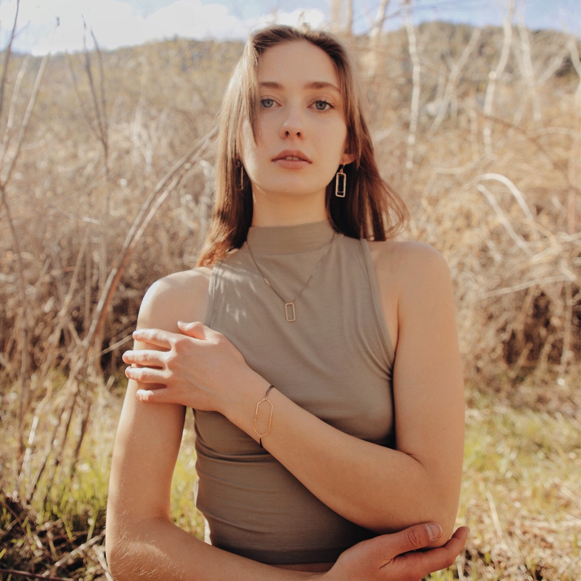 Karma Window Earrings