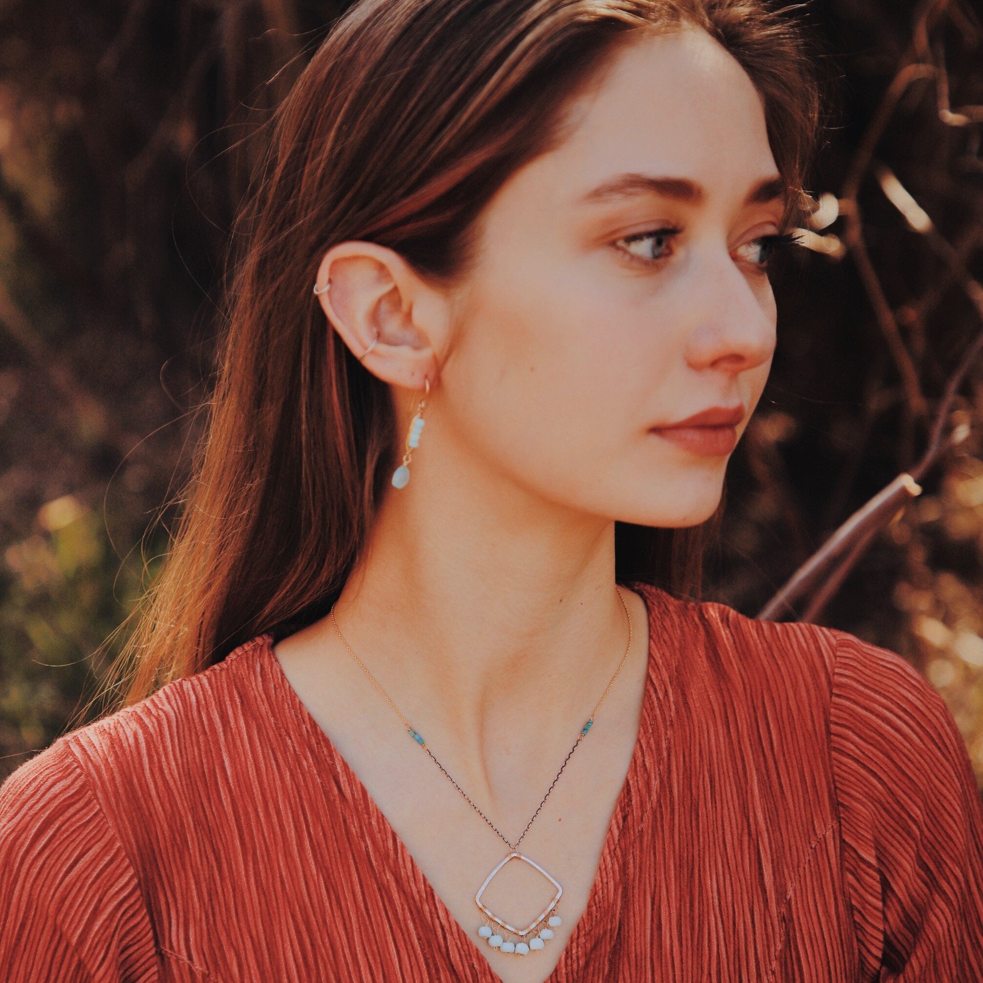 Peruvian Waterfall Necklace