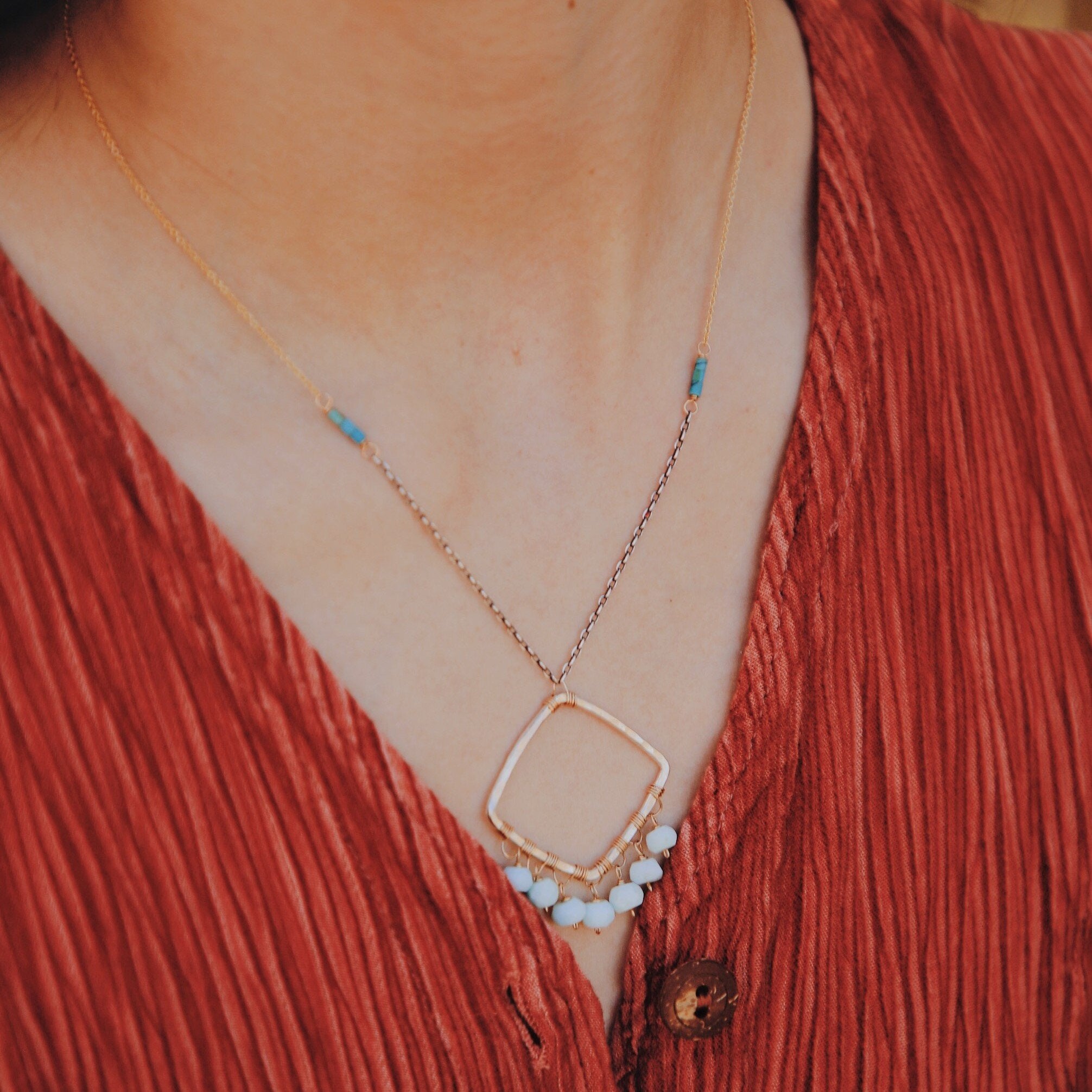 Peruvian Waterfall Necklace