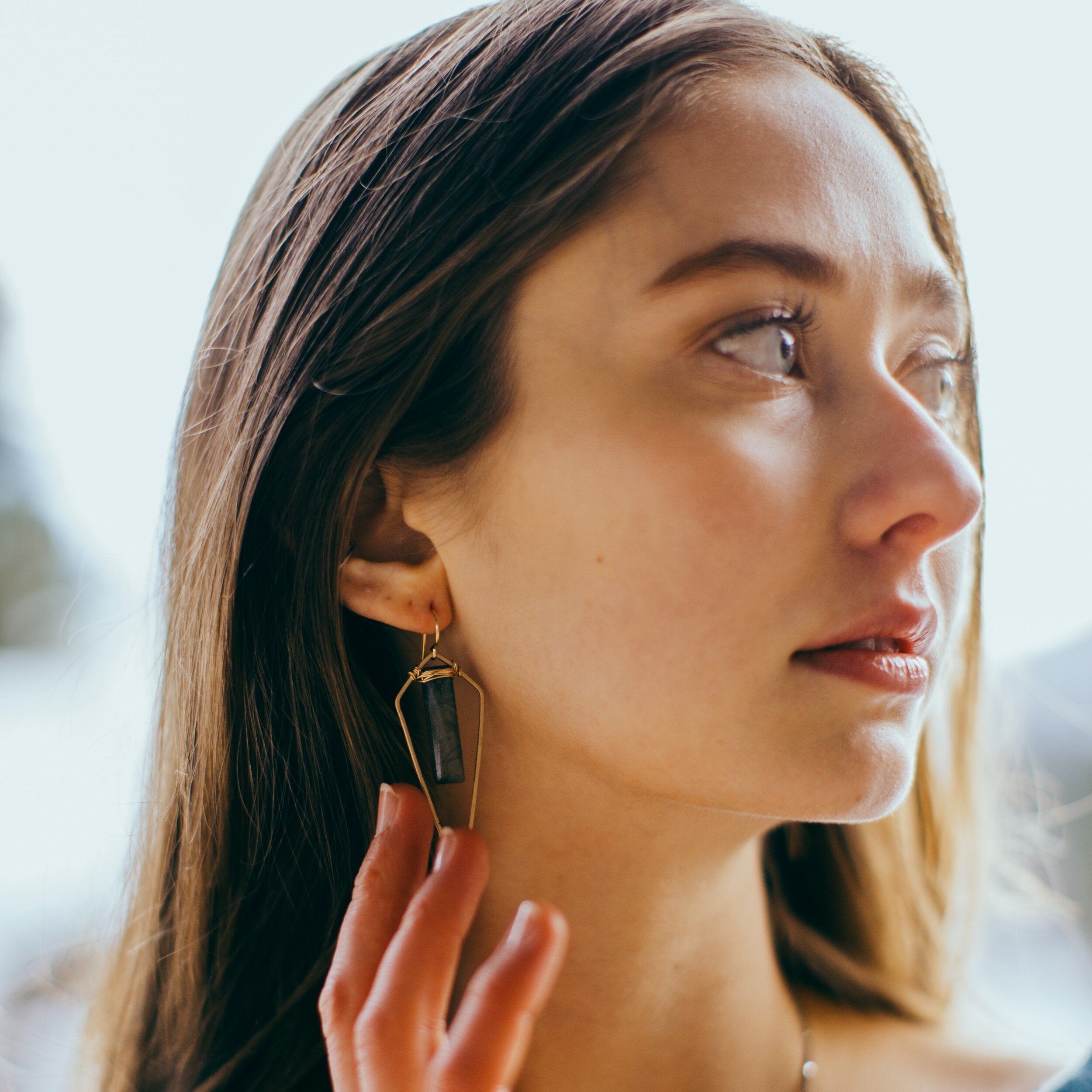 Labradorite Lucidity Earrings