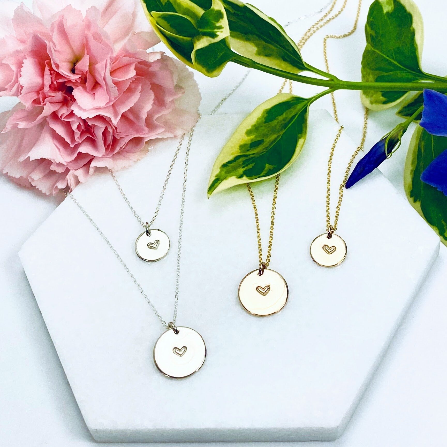 Mother Daughter Necklace Set
