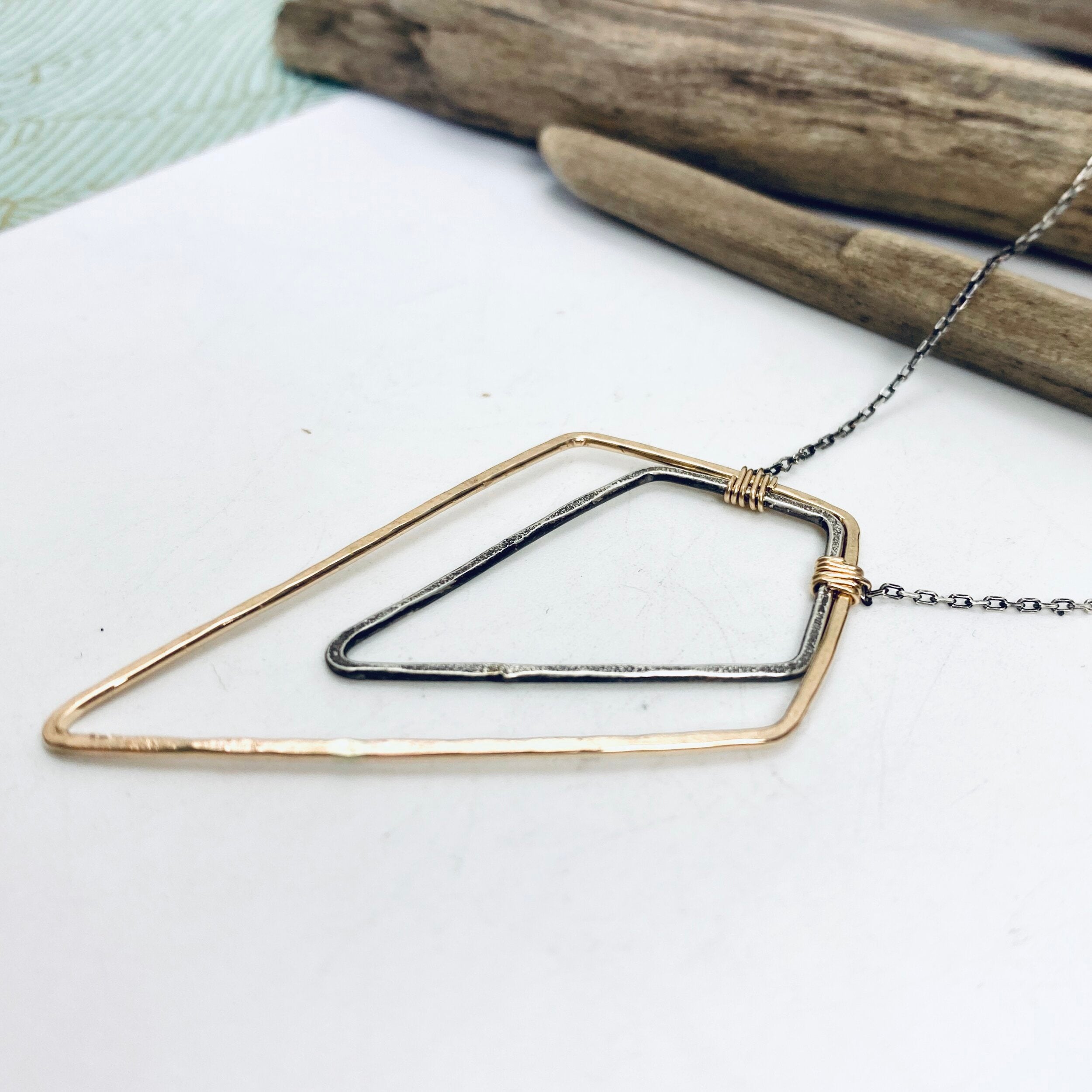 Double Geo Necklace