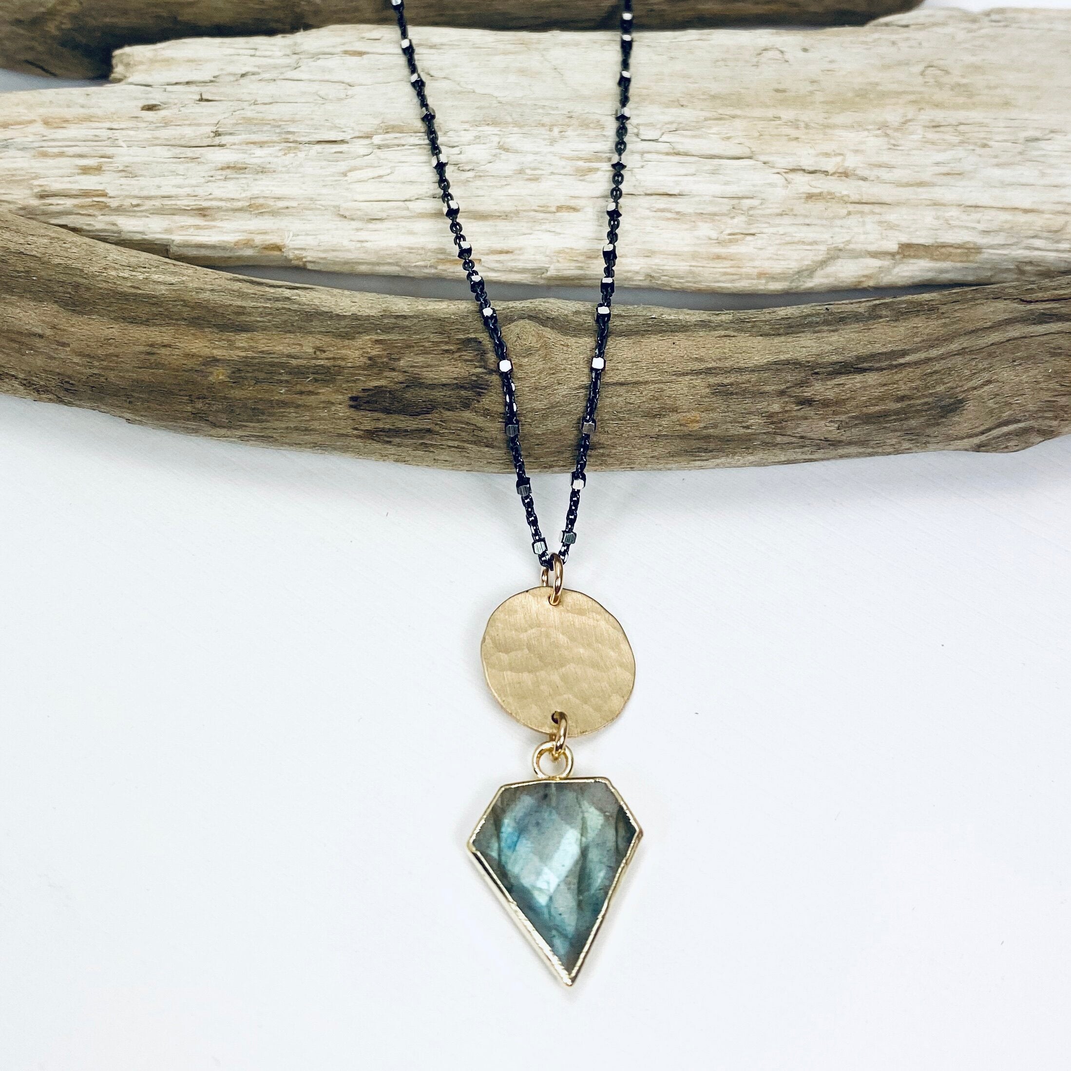 Geometry Disc Necklace