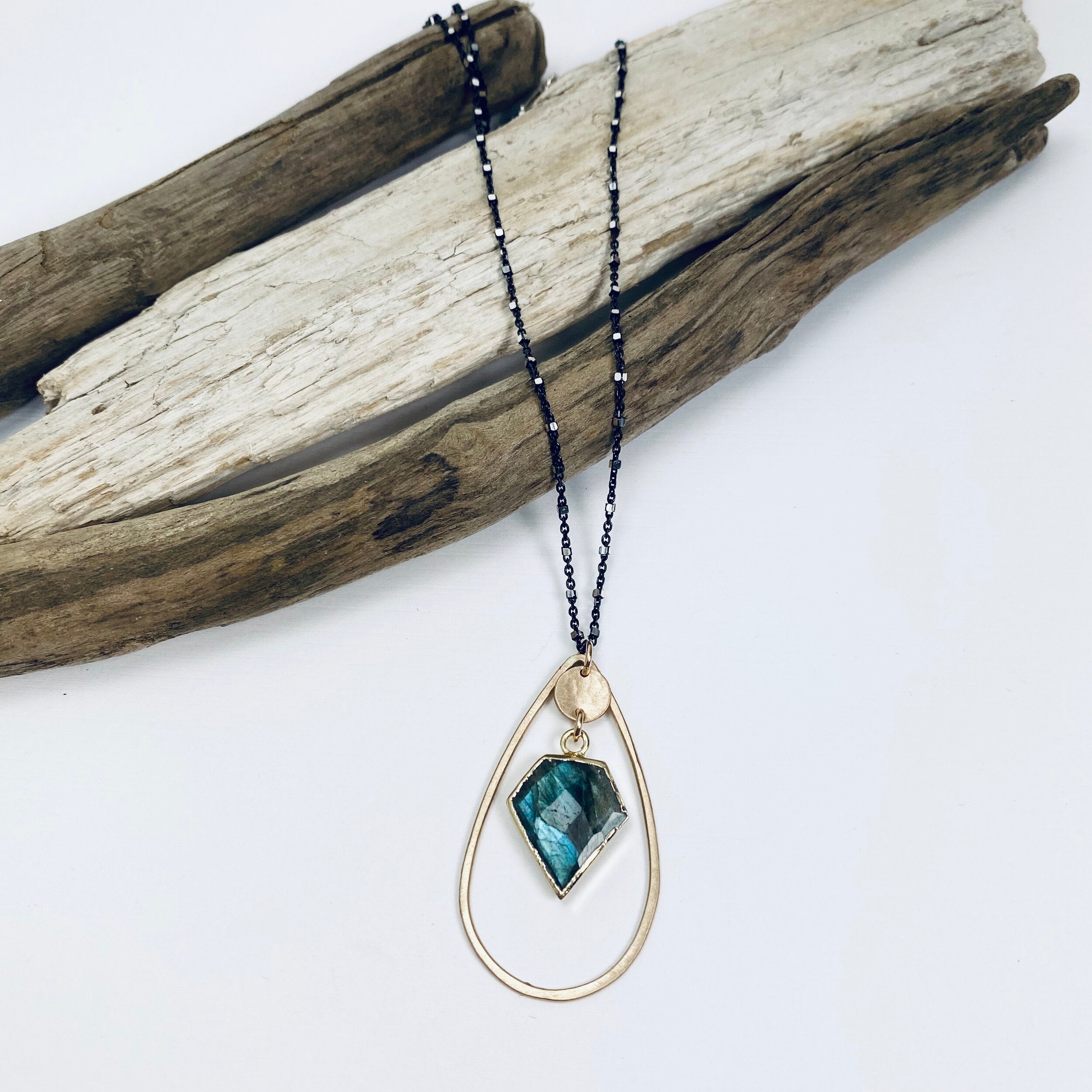 Diamond Tear Drop Necklace