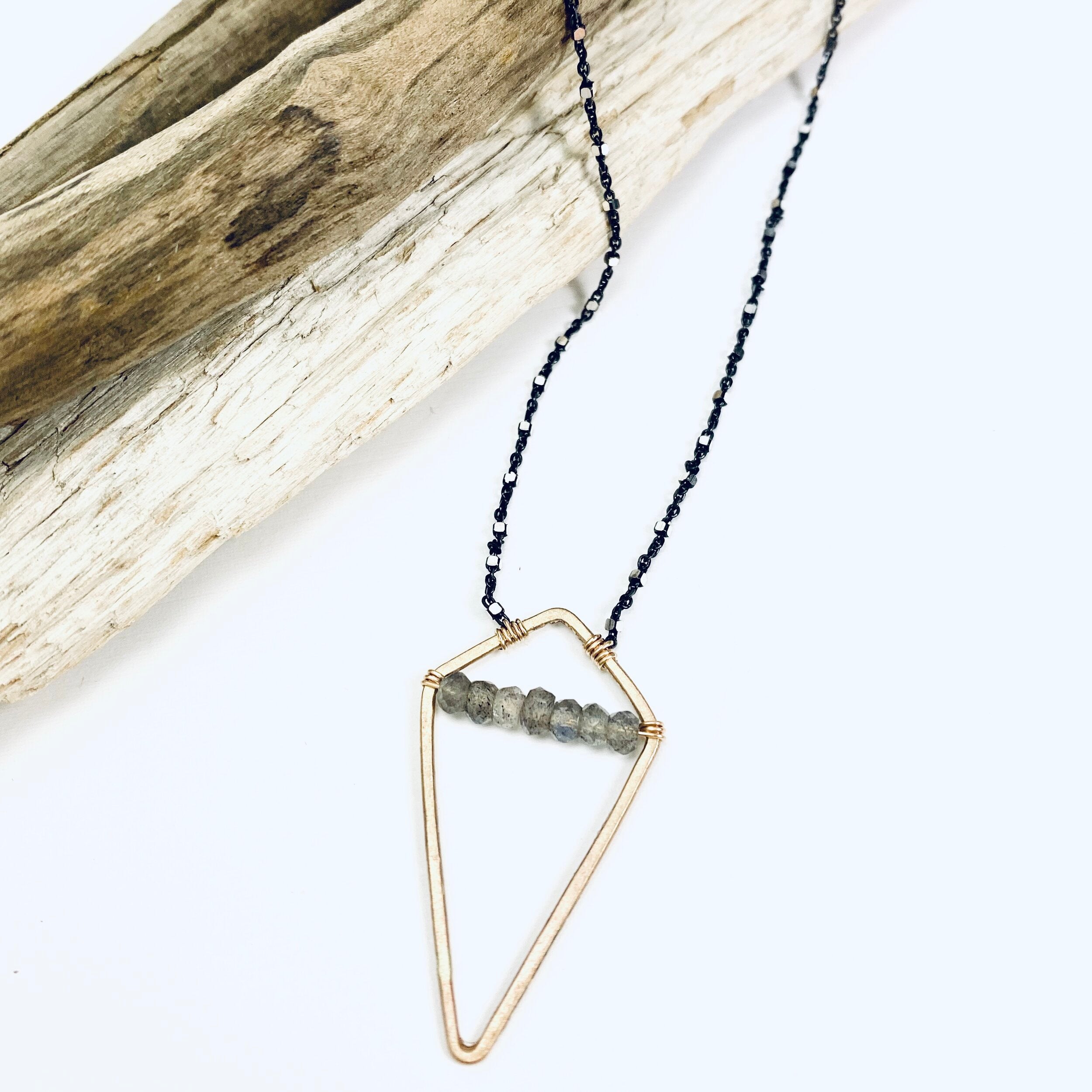 Gems and Geometry Necklace