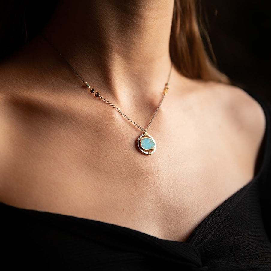 Turquoise Details Necklace