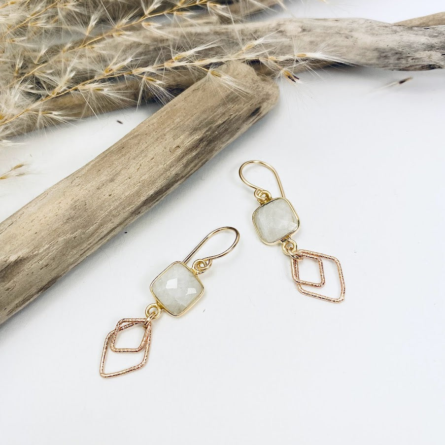 Moonstone Movement Earrings