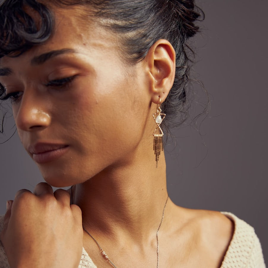 Moonstone Empress Earrings