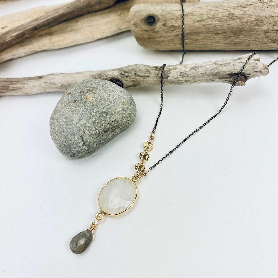 Gemstone Accent Necklace