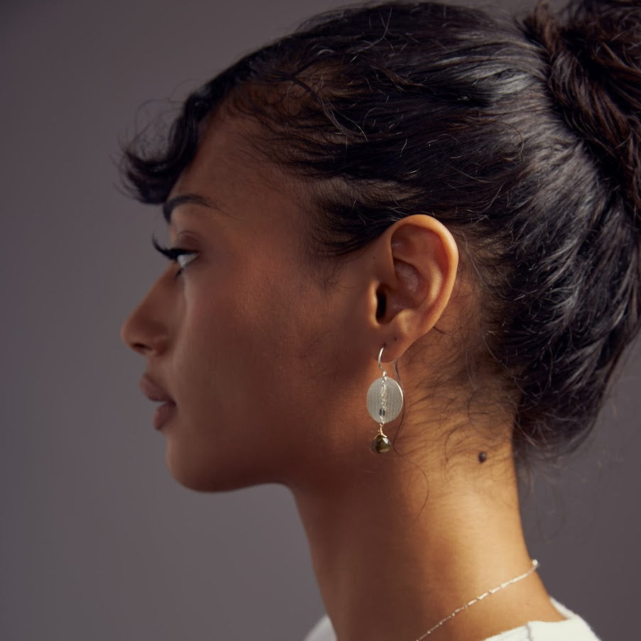 Labradorite Swing Earrings
