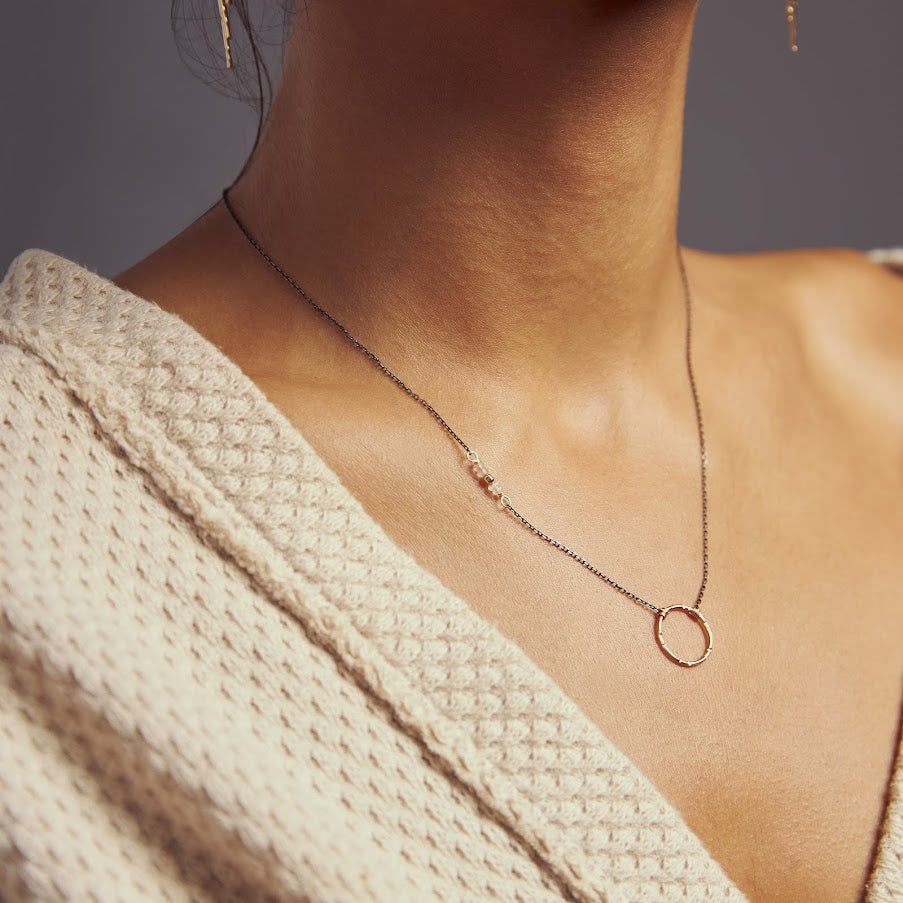 Mini Circle Layering Necklace