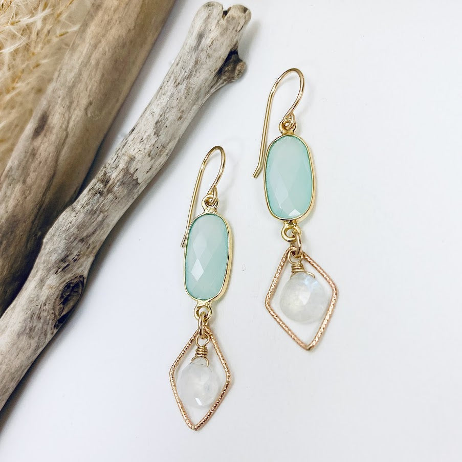 Chalcedony Skies Earrings