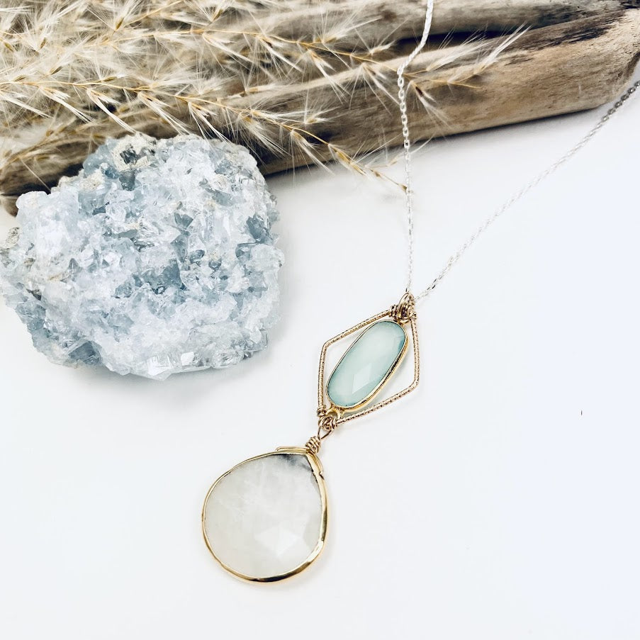 Chalcedony Skies Necklace