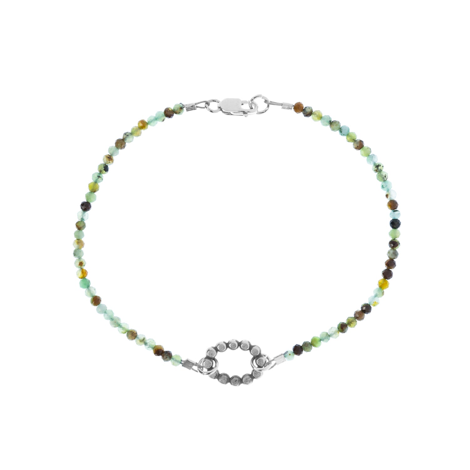 Chrysoprase Compass Bracelet